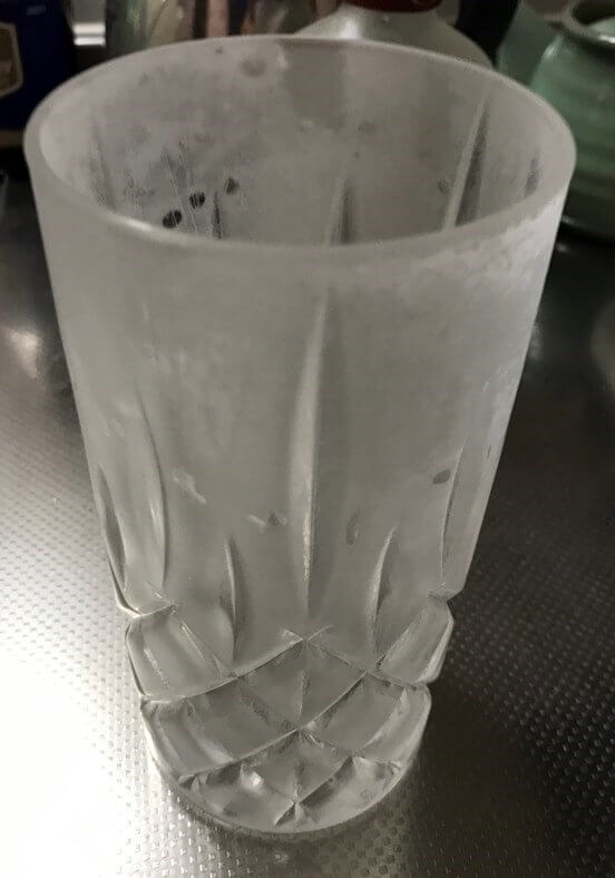 凍らせたグラス